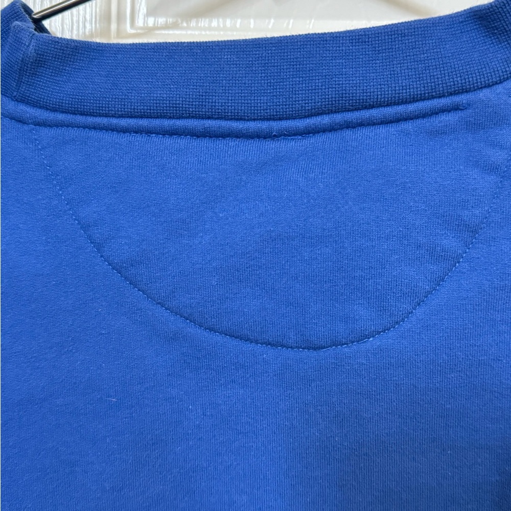 High End VOS Sports Blue Women's M Cropped Crew Neck Sweatshirt MINTY - Picture 6 of 6